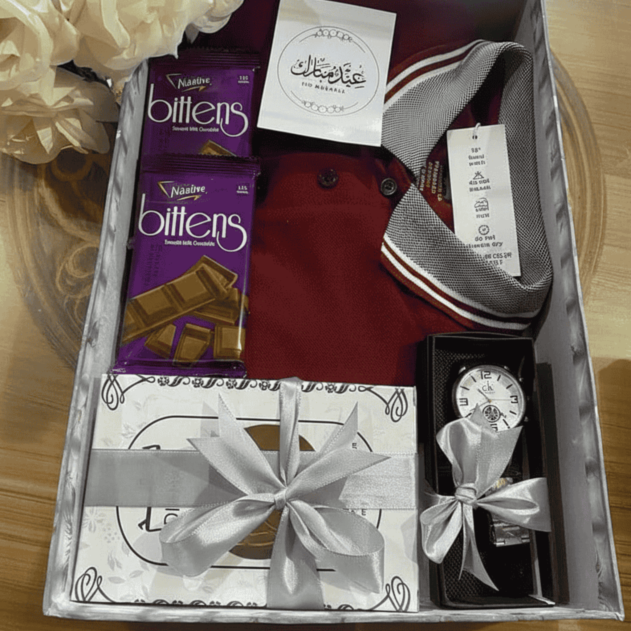 Red Branded Dress Shirt Gift Box for Him | Valentine Special