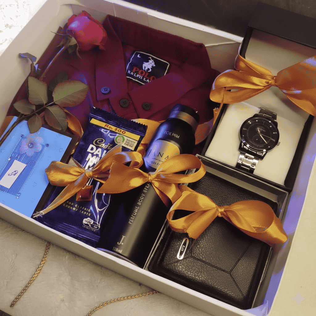 Complete Luxury Gift Box for Him | Birthday & Valentine Special